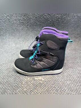 Merrell Snow Bank 4.0 Waterproof Boots Size 3 Girls